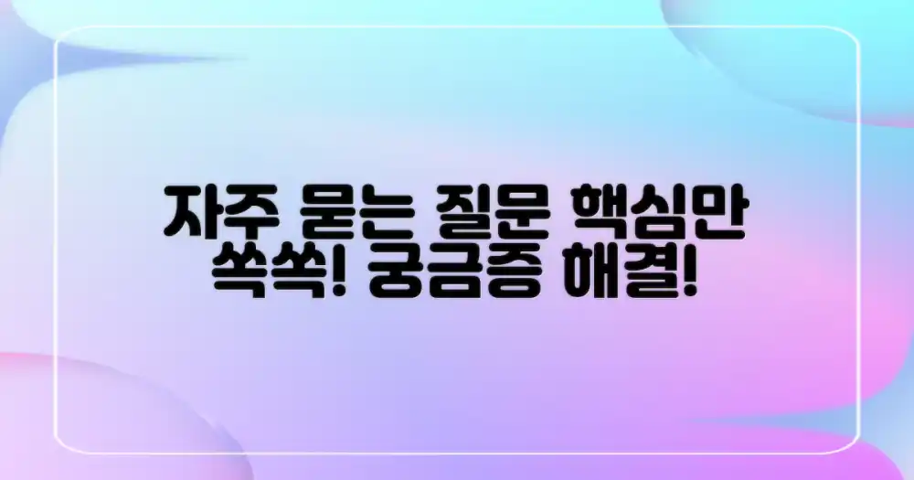 자주 묻는 질문