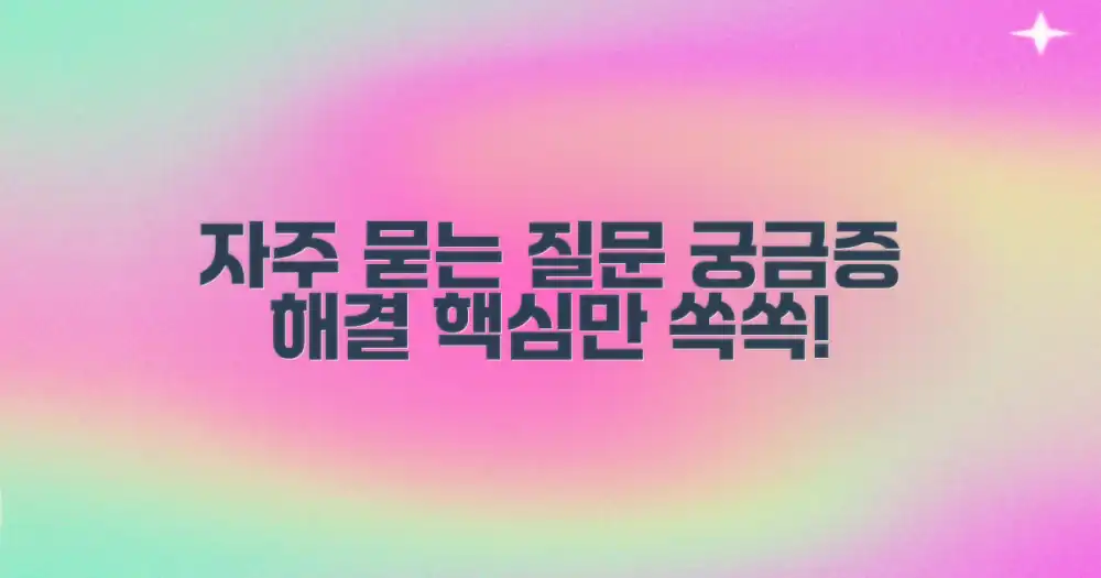 자주 묻는 질문