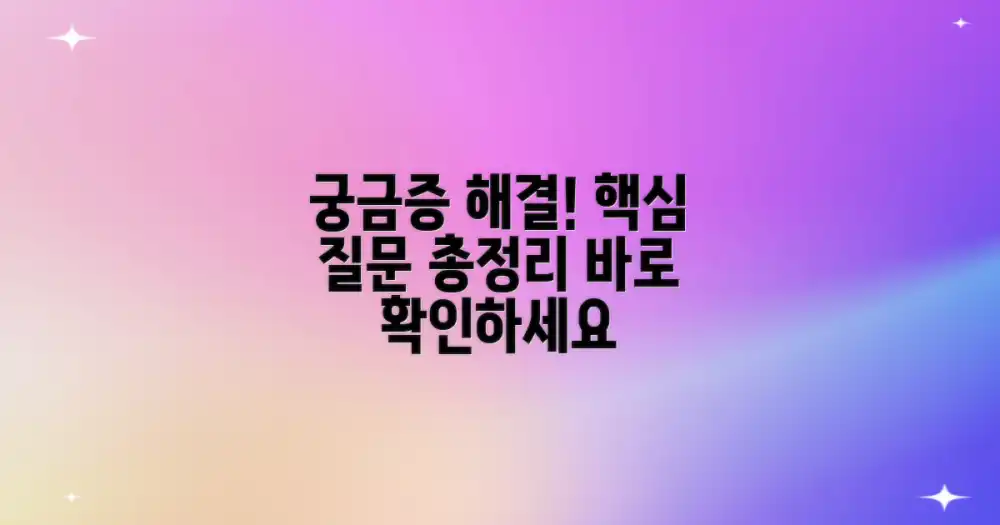 자주 묻는 질문