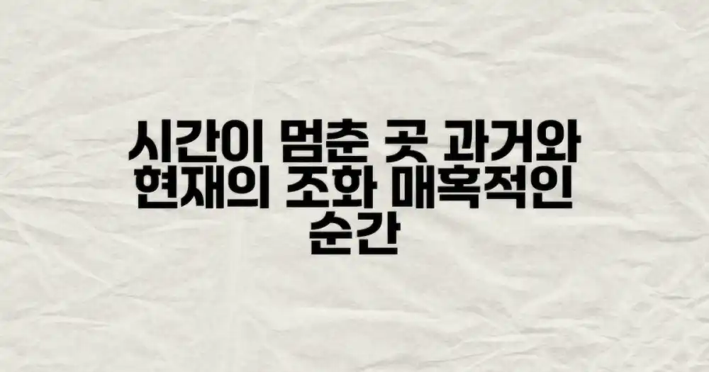 과거와 현재가 공존하는 매력